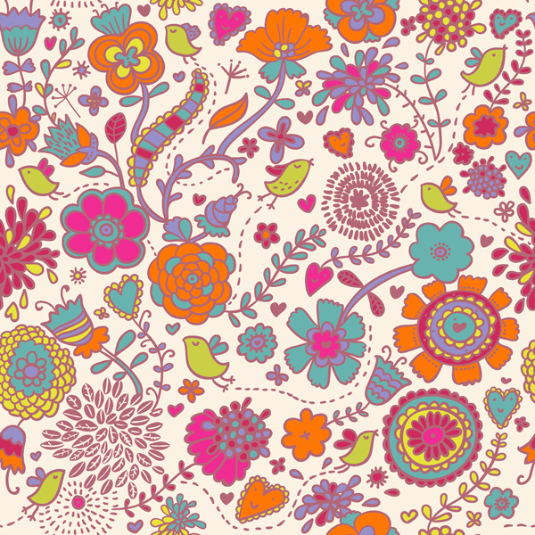 free vector Lovely background pattern vector